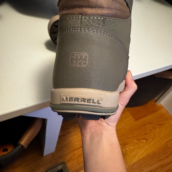 merrell kids boots size 3 - Picture 7 of 8